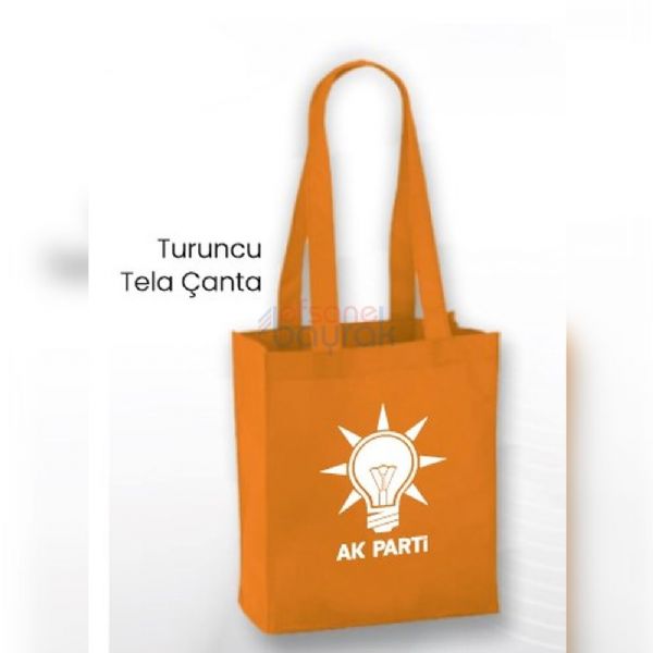 AK Parti Logolu Bez Çantalar