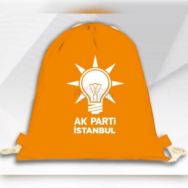 AK Parti Logolu Bez Çantalar
