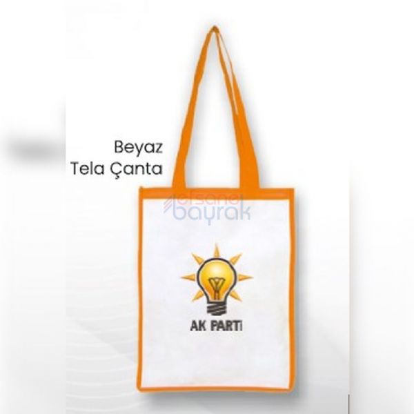 AK Parti Logolu Bez Çantalar