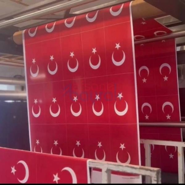 Dijital Baskılı Raşel Kumaş | Efsane Bayrak