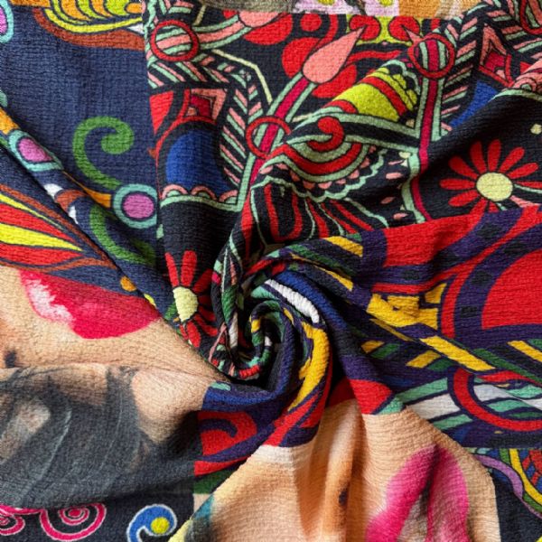 Geometrik Baskılı Bürümcük Kumaş | Efsane Bayrak