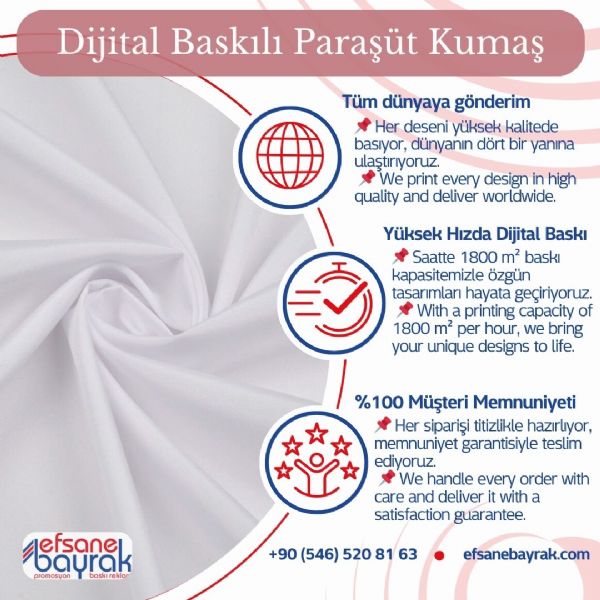 Paraşüt Kumaş Baskısı